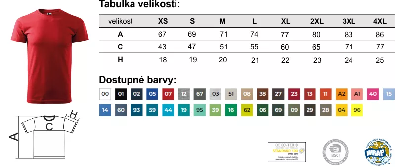 Pánské tričko Adler Heavy New 137