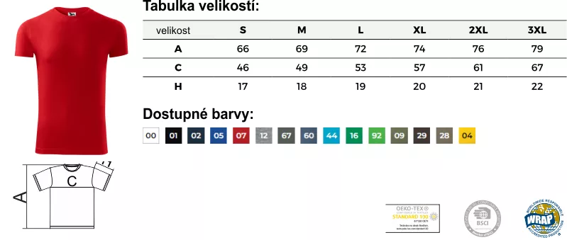 Pánské tričko Malfini VIPER 143