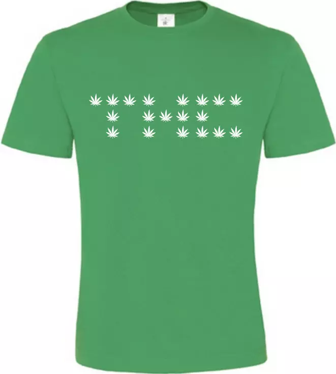 THC zelené tričko pánské