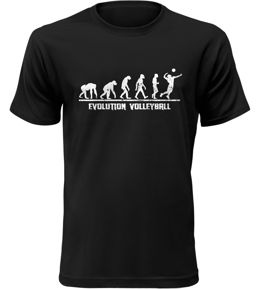 Evolution Volleyball pánské černé tričko