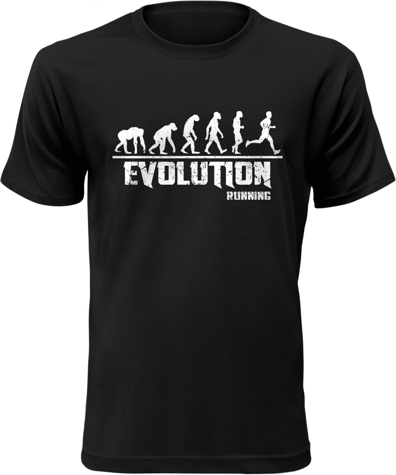 Pánské tričko Evolution Running černé