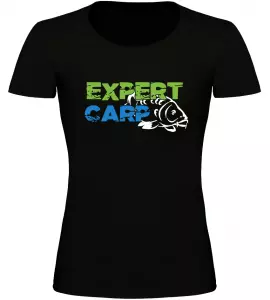Dámské rybářské tričko Expert Carp černé