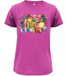 Dětské tričko Disco fialové