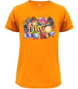 Dětské tričko Disco oranžové