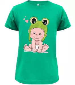 Dětské tričko mimi frog zelené