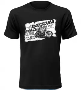 Pánské motorkářské tričko Daytona černé