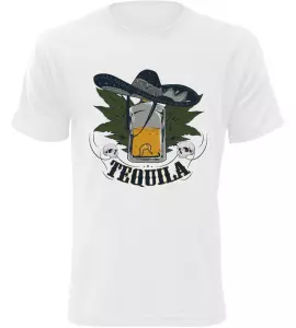 Pánské tričko Tequila bílé