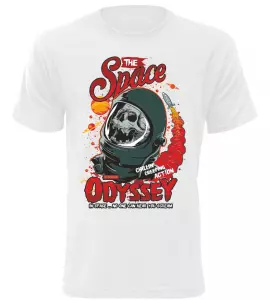 Pánské tričko Space Odyssey bílé