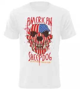 Pánské tričko American Sheepdog bílé