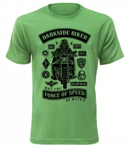Pánské tričko Darkside Biker zelené