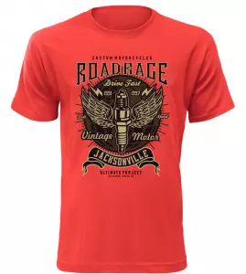Pánské tričko Road Race červené