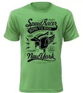 Pánské tričko Speed Racer zelené
