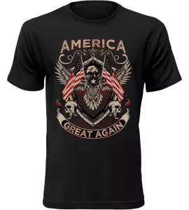 Pánské tričko America Great černé