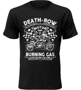 Pánské motorkářské tričko Death Row černé