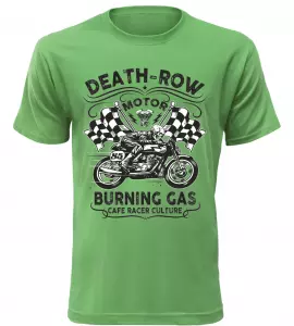 Pánské motorkářské tričko Death Row zelené