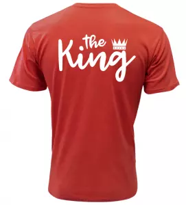 Pánské tričko The King červené