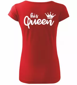 Dámské tričko His Queen červené