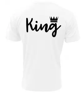 Pánské tričko King bílé