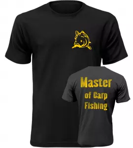 Pánské tričko pro rybáře Master of Carp Fishing černé