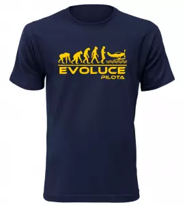 Pánské tričko evoluce pilota navy