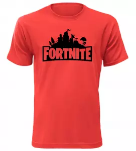 Herní tričko Fortnite červené