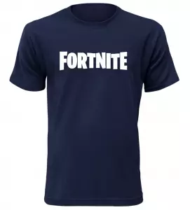 Herní tričko s nápisem Fortnite navy