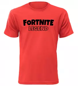 Herní tričko Fortnite Legend červené