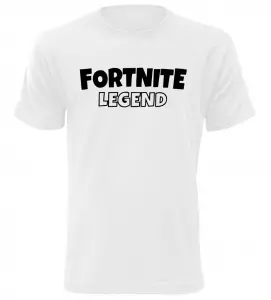 Herní tričko Fortnite Legend bílé
