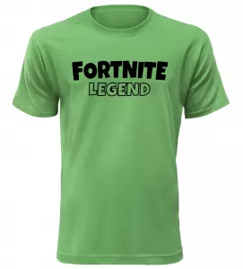 Herní tričko Fortnite Legend zelené