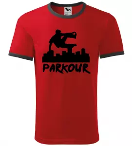 Pánské tričko Parkour originál červené