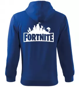 Pánská a dětská mikina Fortnite modrá