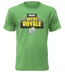 Herní tričko Fortnite Battle Royale zelené