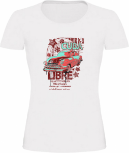 Cuba Libre dámské tričko bílé