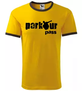 Pánské tričko Parkour pass žluté
