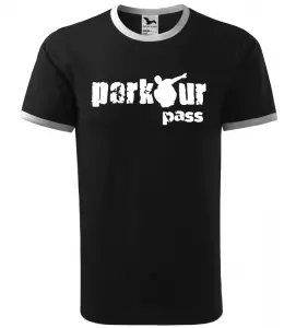 Pánské tričko Parkour pass černé