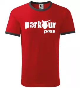 Pánské tričko Parkour pass červené