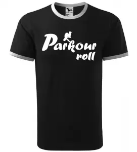 Pánské tričko Parkour roll černé