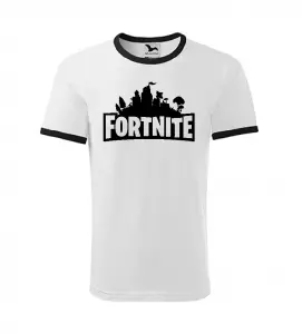 Pánské herní tričko Fortnite bílé