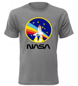 Pánské tričko Challenger NASA šedé