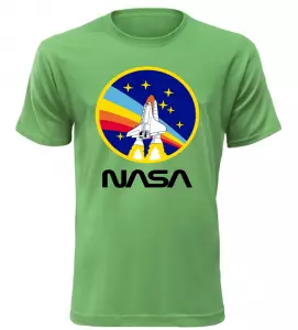 Pánské tričko Challenger NASA zelené