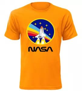 Pánské tričko Challenger NASA oranžové