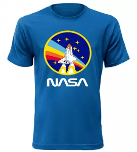 Pánské tričko Challenger NASA modré