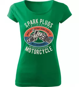 Dámské tričko Spark Plugs zelené