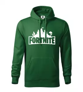 Pánská mikina cape Fortnite zelená