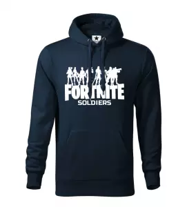 Pánská mikina cape Fortnite Soldiers navy