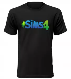 Tričko pro hráče The Sims 4 černé