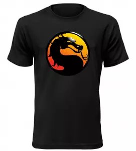 Tričko pro hráče Mortal Kombat černé