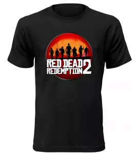 Tričko pro hráče Red Dead Redemption 2 černé