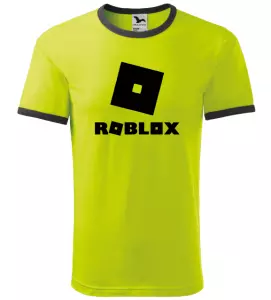 Pánské herní tričko Roblox limetkové