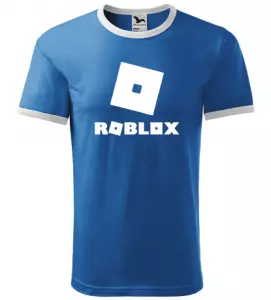 Pánské herní tričko Roblox azurové